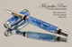 Handmade pen made from Blue Skies Resin.  Handcrafted pen by our artist.  Main view of pen cap.