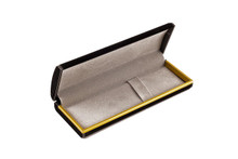Black Velour Pen and Pencil Box / Case 