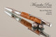 Handmade Ballpoint Pen handcrafted from Big Leaf Maple with Chrome  finish. 