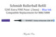 Schmidt 5285 EF Rollerball Refill - Fine Tip (.5mm), Blue Ink, fits most rollerball pens