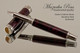 Handmade Writing Instrument Rollerball Pen Dante's Inferno Poly Resin, Stainless Steel Finish - Main View