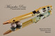 Handcrafted Bullet Cartridge Ballpoint Pen, .30 Caliber Replica Bullet Pen, Alpine Camo Resin with Gold / Brass color Finish 