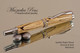 Hand Made Rollerball Pen made from Spalted Maple with Chrome & Gold finish