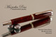 Handmade Rollerball pen made from Marinara Sauce Resin with Rhodium / Gold.  Handcrafted pen by our artist.  