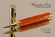 Handmade Rollerball Pen Handcrafted from Pink Ivory Wood with Chrome & Gold finish.  