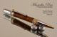 Handcrafted pen made from Turkish Walnut with Chrome / Gold finish.  
