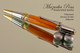 Handmade Ballpoint Pen, made from Tulipwood Pen, Chrome and Gold Finish 
