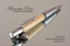 Handcrafted Holly Wood Satin Chrome & Chrome Ballpoint Pen