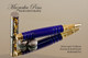 Deep Lapis with Gold fleck TruStone Rollerball Pen