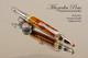 Handmade Ballpoint Pen, Curly Koa, Chrome & Gold Finish