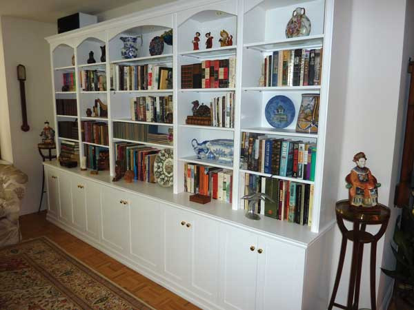 CUSTOM MADE - White Bookshelf Wall Unit CUSTOM MADE - White Bookshelf Wall Unit