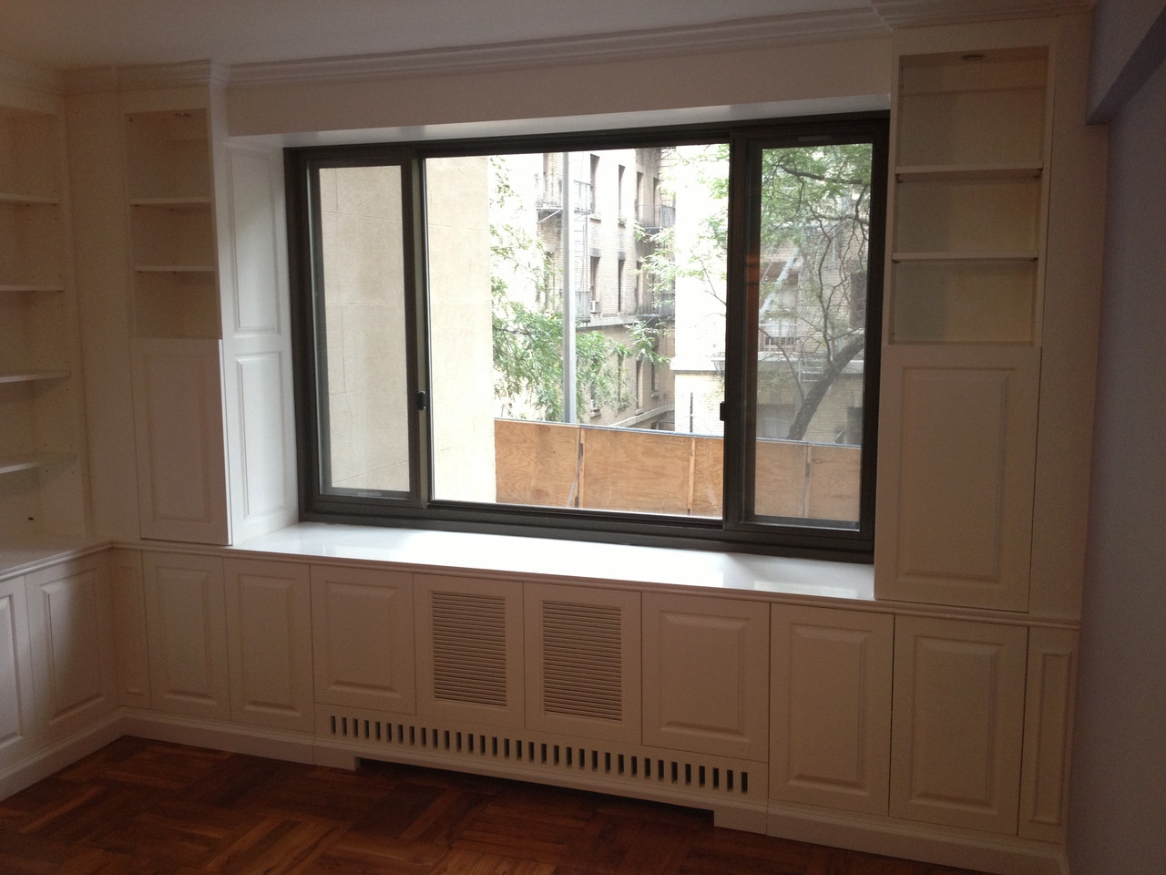 CUSTOM BuiltIn Wall Unit With Radiator Cover
