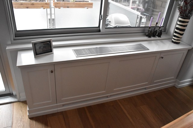 CUSTOM - Window Sill Radiator Cover in White