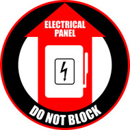 Electrical Panel Do Not Block red/black Sign Electrical Panel Do Not Block red/black Sign