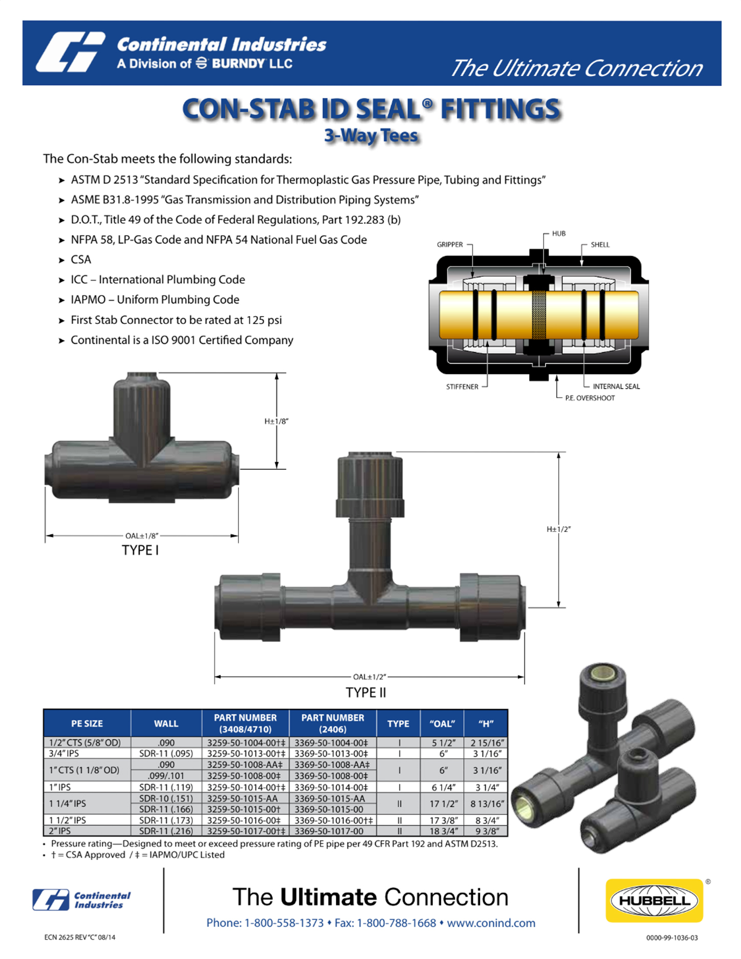 Product data sheet showing internal components.