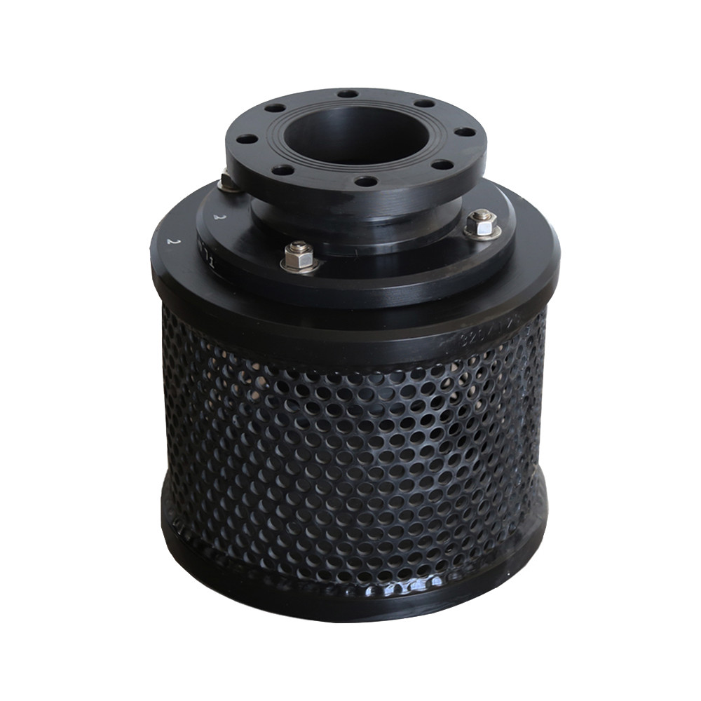 4" Compact Flanged Hdpe Combination Foot Valve With Screen Hdpe Supply