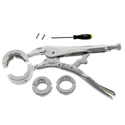 Jackman Combination 1-1/4" Pliers with 1" and 3/4" Inserts For Socket Fusion