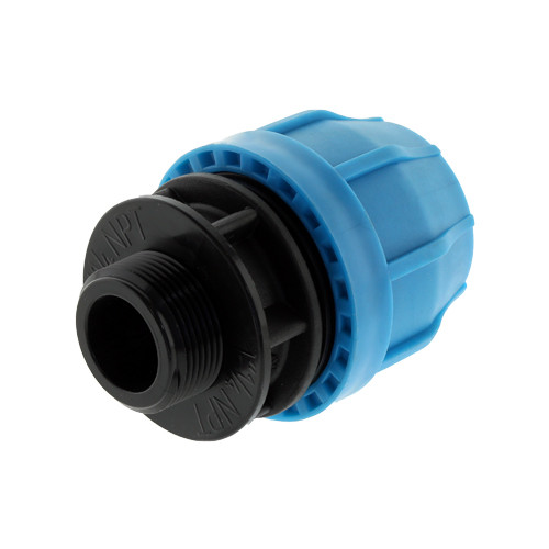 2" IPS Compression x 2" Male Threaded Transition MPT Hdpe Supply