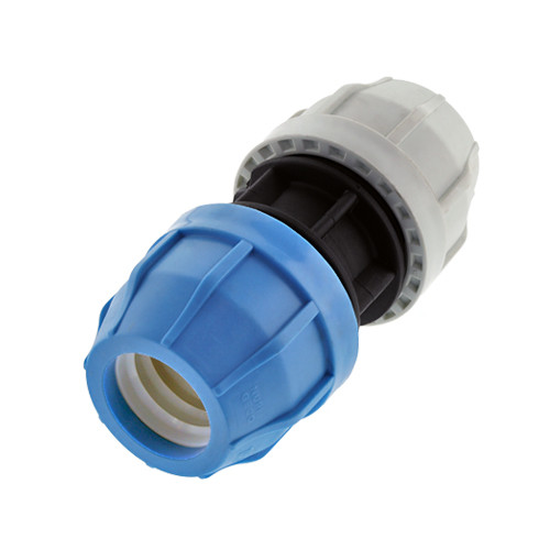 Straight PVC Pipe Fitting Coupling Adapter Connector Blue 