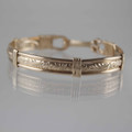 Gold Filled Pattern Wire #801 Cuff Bracelet