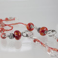 Swarovski Coral Pearls and Sterling Silver Necklace
