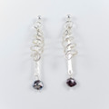 Sterling Silver Spiral Earrings