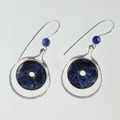 Sodalite Donut Earrings