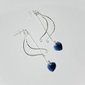 Swarovski Crystal Heart Earrings