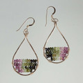  Gold Filled Tourmaline Earrings