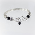 Black Onyx Viking Knit Bracelet