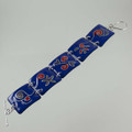 Shades of Blue Enameled Linked Bracelet