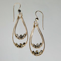 Eldorado & Metallic Light Gold Crystal Gold Filled Earrings