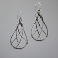 Sterling Silver Basket Weave Earrings