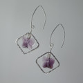 Swarovski Butterfly Sterling Silver Earrings