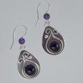 Sterling Silver Amethyst Earrings