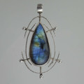 Labradorite  Sterling Silver Pendant