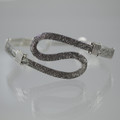 Silver Pattern #26 Wire Cuff Bracelet