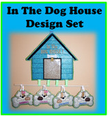"In The Doghouse" Embroidery Machine Design Set
