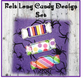 In The Hoop Felt Candy Set 3 Embroidery Machine Designs