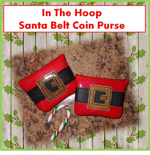 santa coin purse