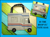 In the hoop RV Tote Embroidery Machine Design