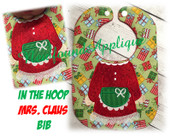 In The Hoop Mrs. Claus Body Bid Embroidery Machine design