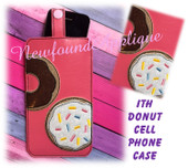 In The Hoop Donut Cell Phone/Ipod Embriodery Machine Design Case