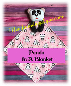 In the Hoop Panda In A Blanket EMbroidery Machine Design