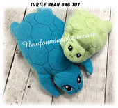 In The Hoop Turtle Bean Bag Embroidery Machine Design Set