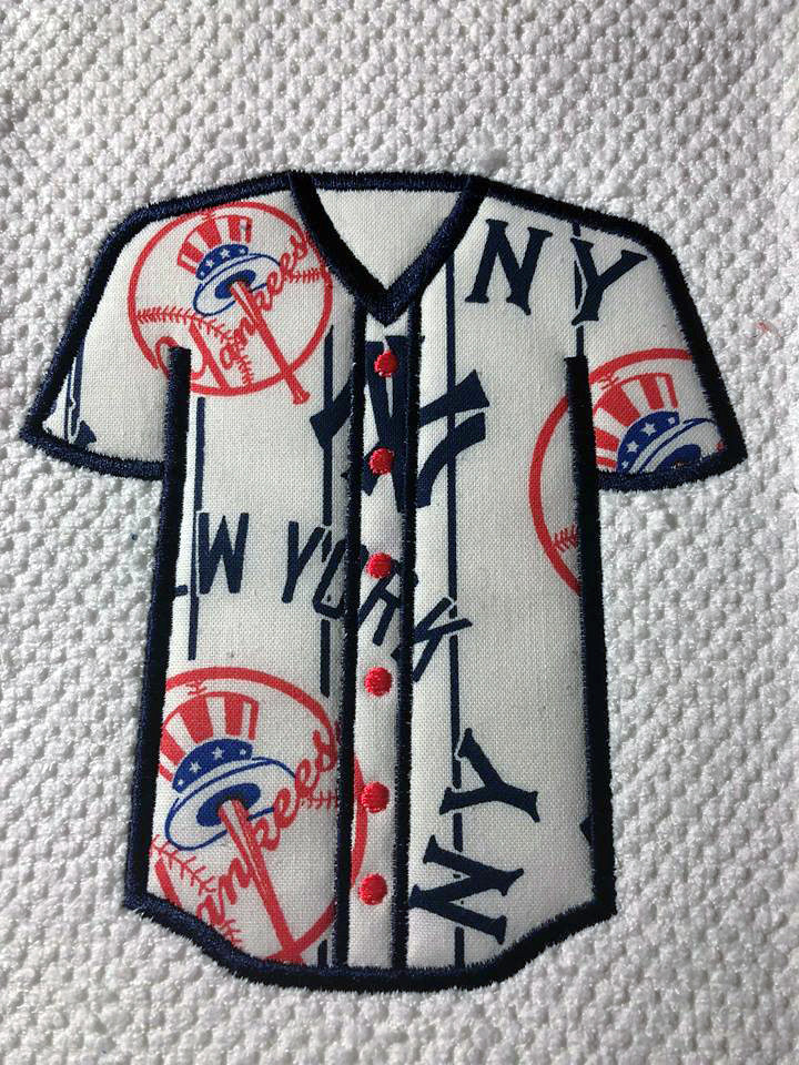 Jersey with buttons applique embroidery machine design  newfound applique Jersey with buttons applique embroidery machine design  newfound applique