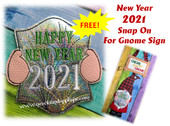 This is the listing for the free snap on 2021 New Year design only.  The Gnome with Heart In hands Design is sold in a separate listing. 