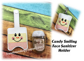 In The Hoop Candy Corn Hand Sanitizer Holder Embroidery Machine Design
