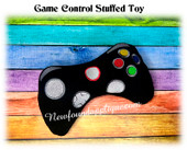 In The Hoop Game Controller Stuffed Toy Embroidery Machine Design