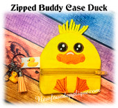 In The Hoop Zipped Buddy Case Duck Embroidery Machine Design